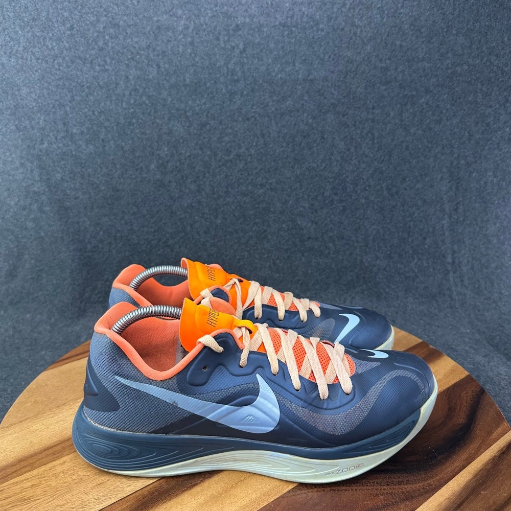 Nike Men’s Navy and Orange Athletic Running Shoes